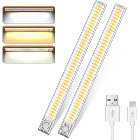 Wiederaufladbare Led-innenleuchte Mit 160 Leds Und Usb-anschluss, Inklusive Bewegungsmelder, Für Schränke, Treppenhäuser, Flure Und Küchen [energieklasse