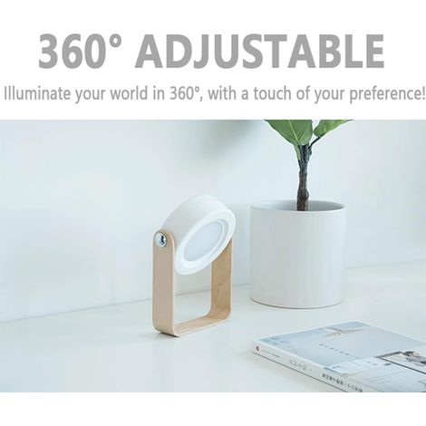 Wiederaufladbare, Faltbare Und Tragbare Laternenlampe, 3 Helligkeitsstufen, 360° Verstellbarer, Wiederaufladbarer Touch-schalter, Geeignet Für Badezimmer, Flure, Treppenhäuser, Schlafzimmer, Küchen Us