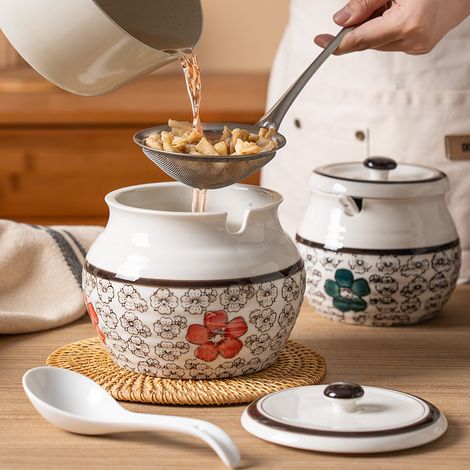 Zuckerdose Aus Keramik Mit Deckel Und Löffel, Zuckerdose, Zuckerkännchen, Zuckerdose Für Die Kaffeebar