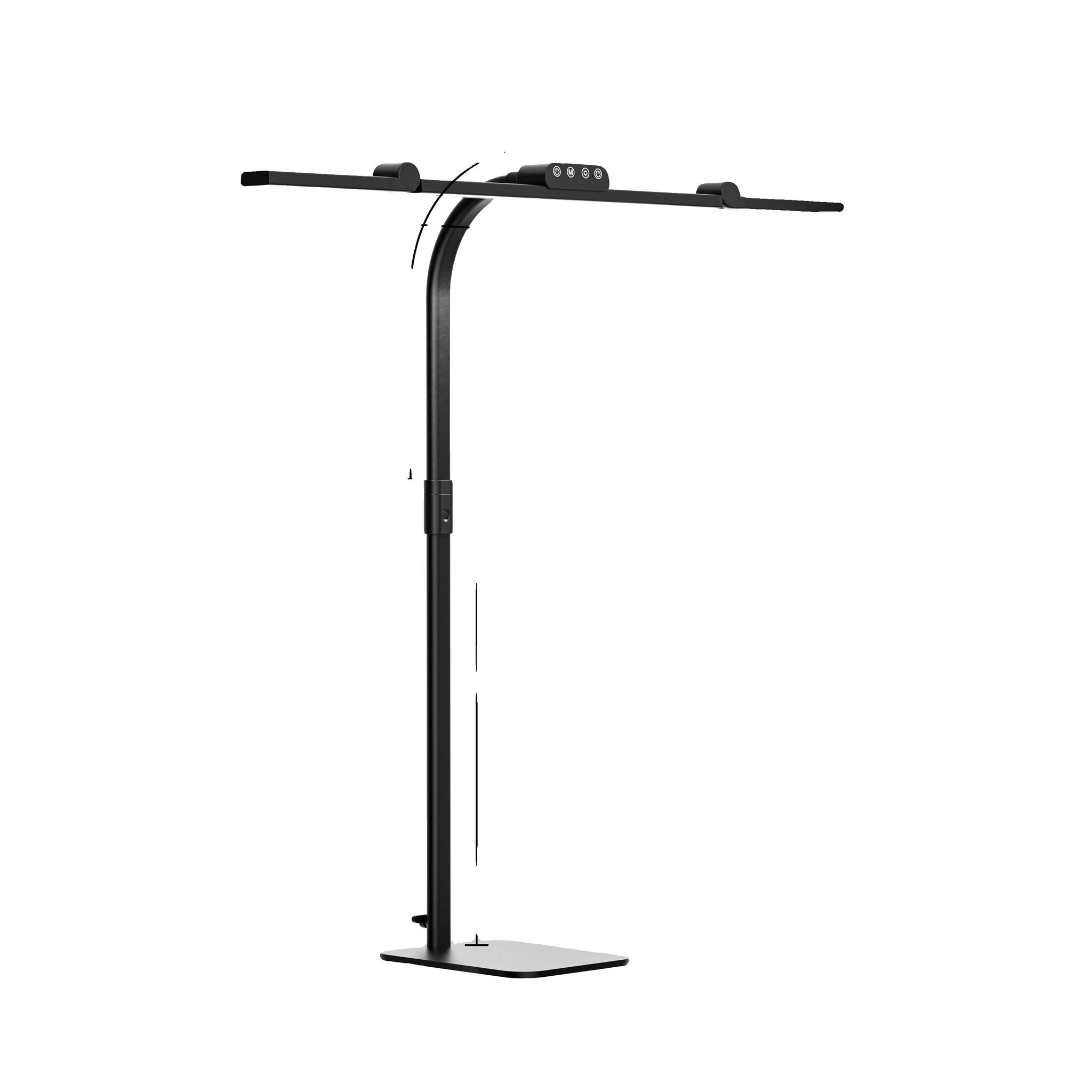 Schreibtischlampe, Flexibler Schwanenhals, Einstellbare Helligkeit, Schreibtischlampe Mit Fuß