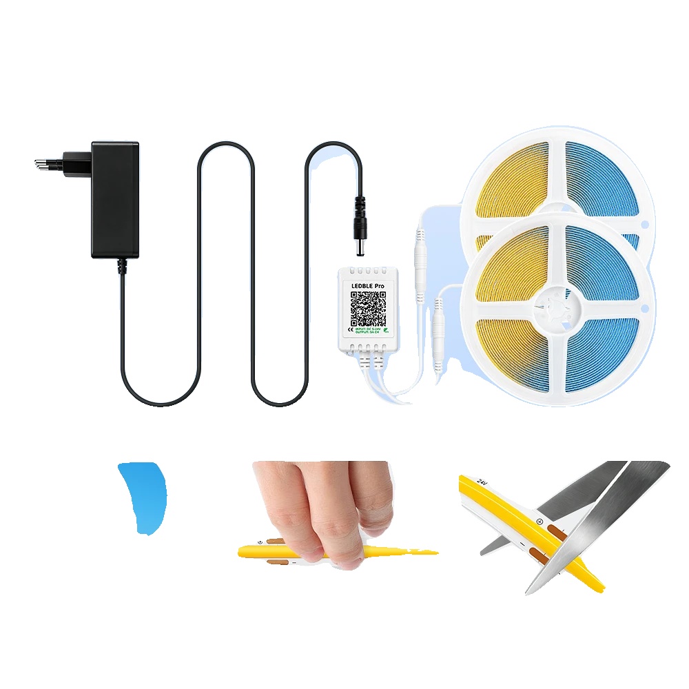 Led-streifenlichter, App- Und Fernbedienung, Dimmbares Und Zuschneidbares Design, 20m, 220v-240v Eu-stecker-a
