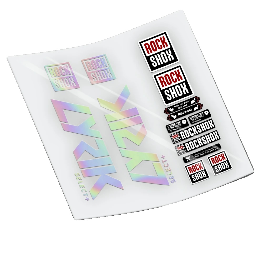 Gabelaufkleber, Anpassbares Aussehen, Hohe Haltbarkeit, Holographisch