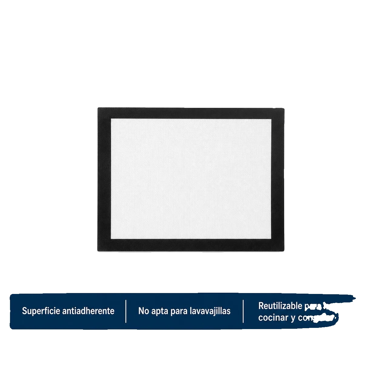 Backmatte, Antihaft, Bpa-frei, Weiß 30x40cm