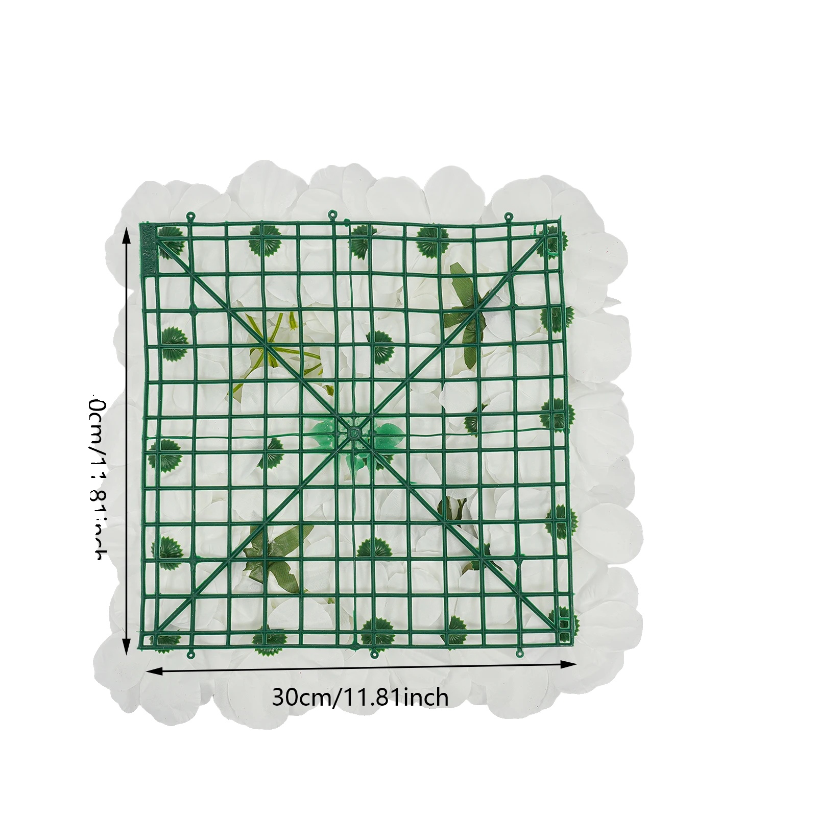 Blumenwandpaneele, 3d-design, Geeignet Für Hochzeiten Und Partys, Weiss