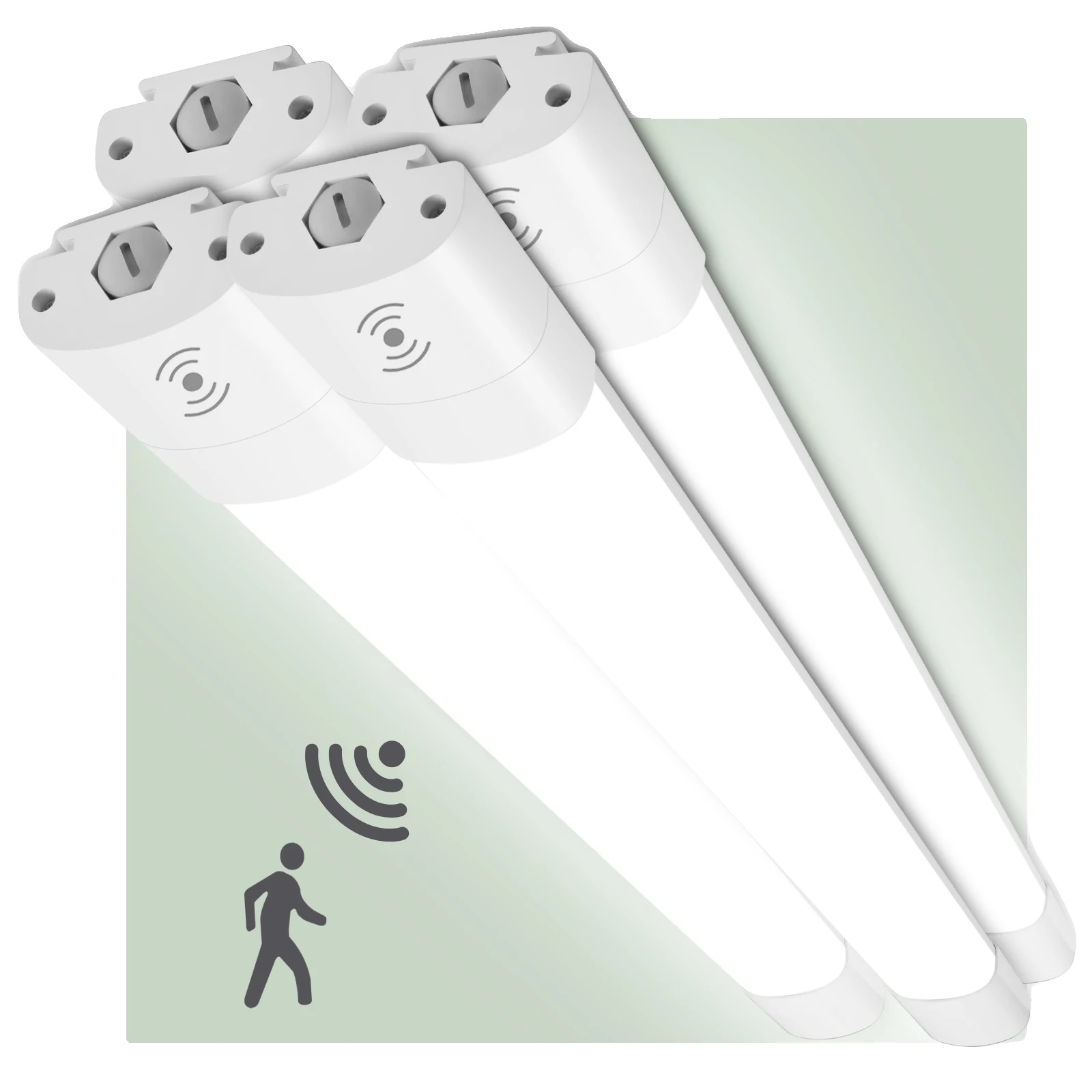 Deckenleuchten, Bewegungssensor, Ip66 Bewertet, 4pcs, Neutral Licht, Weiss