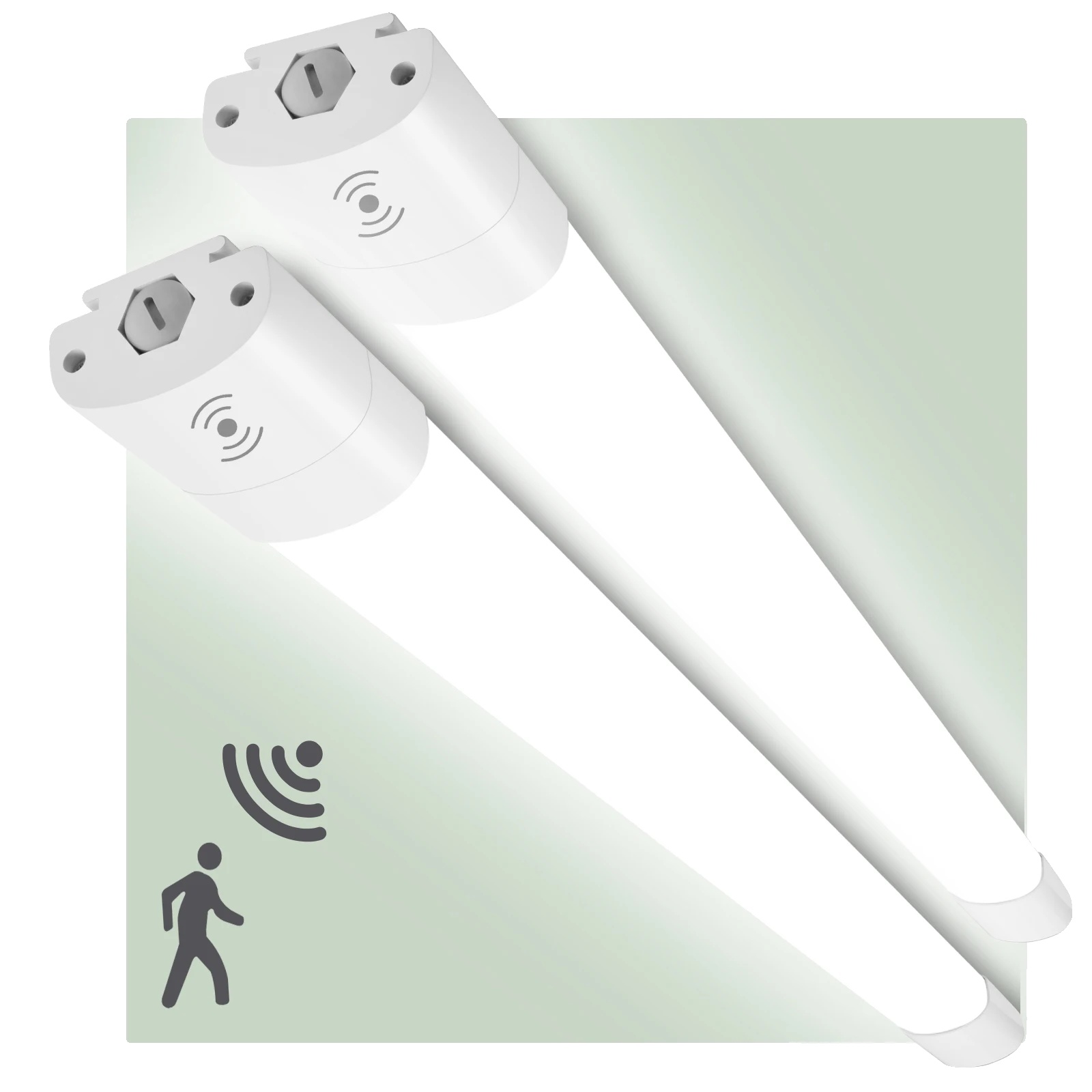 Deckenleuchte, Bewegungssensor, Ip66 Schutz, 2pcs, Neutrales Licht, Weiss