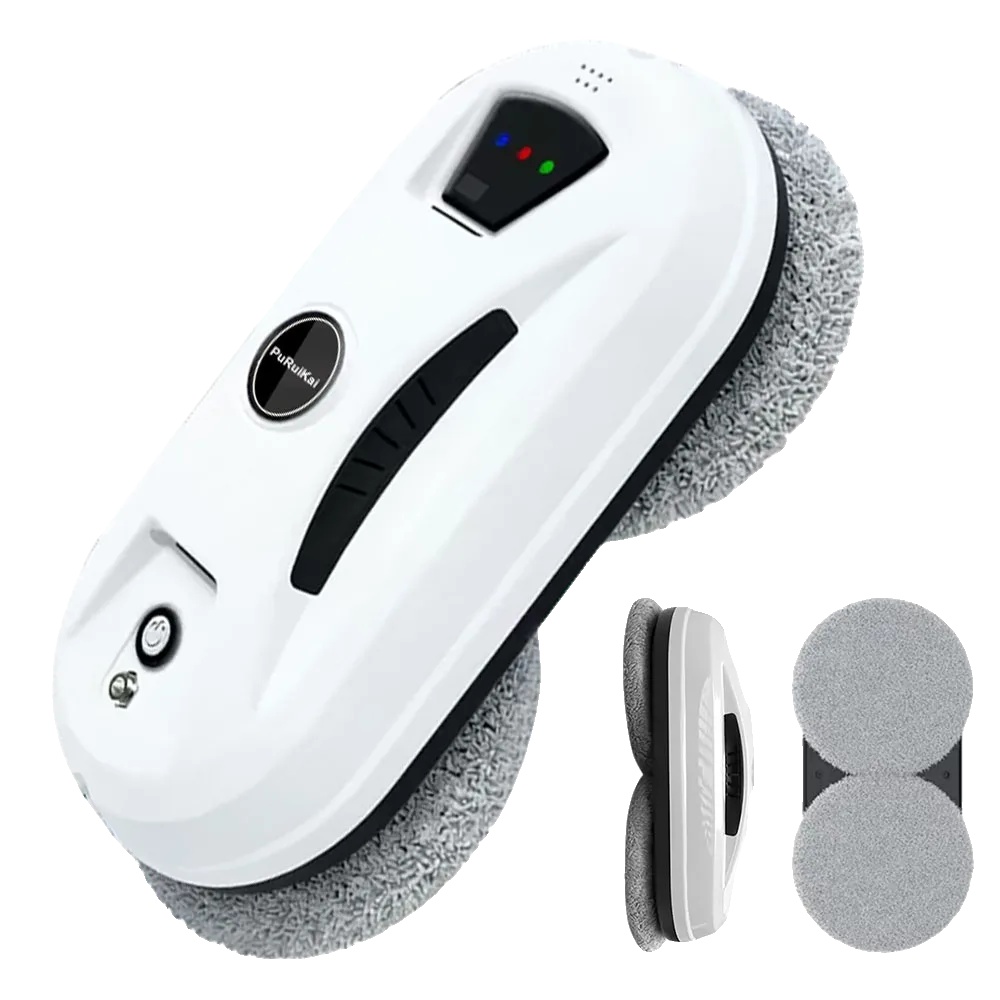 Fensterreinigungsroboter, Automatische Bedienung, Leistungsstarker Motor, Weiss