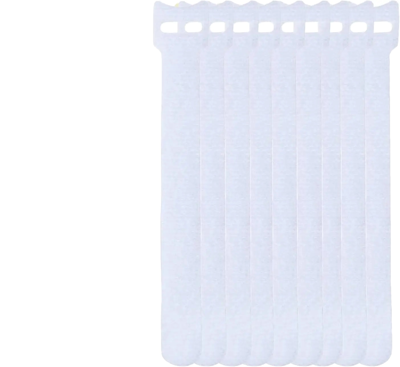 Wiederverwendbare Kabelbinder, Langlebiges Nylon, Vielseitige Verwendung, Weiss, 200stück-a