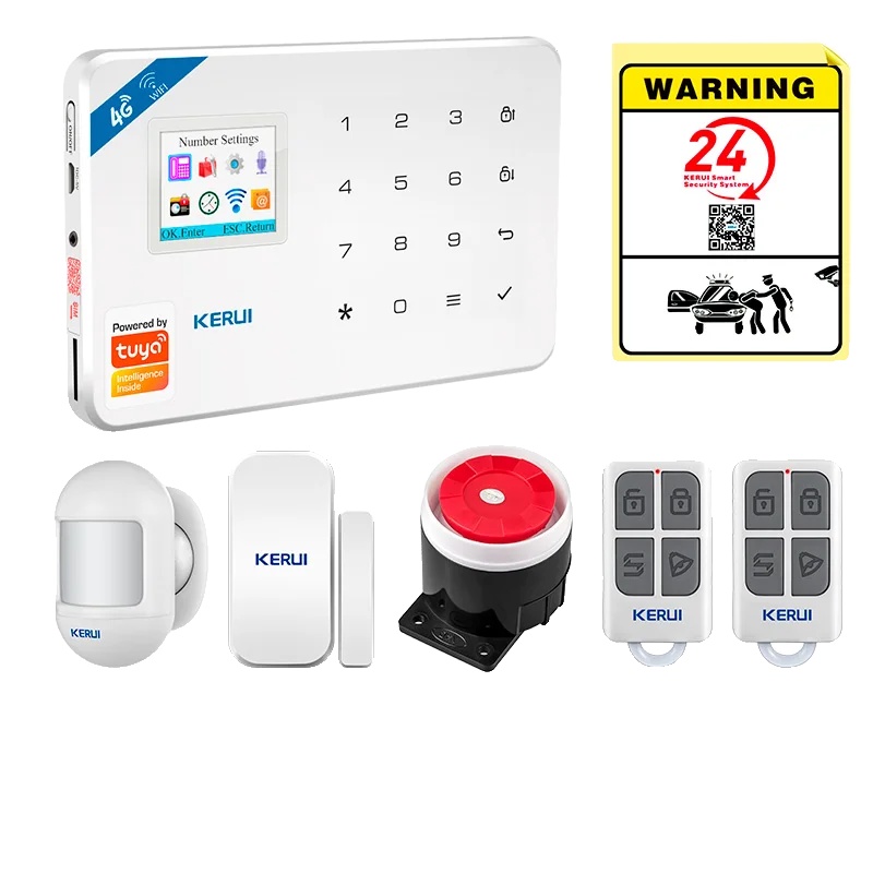 Alarmsystem, Smarte Steuerung, Mehrzonen-schutz, Alarm Kit 3, Eu-stecker-b