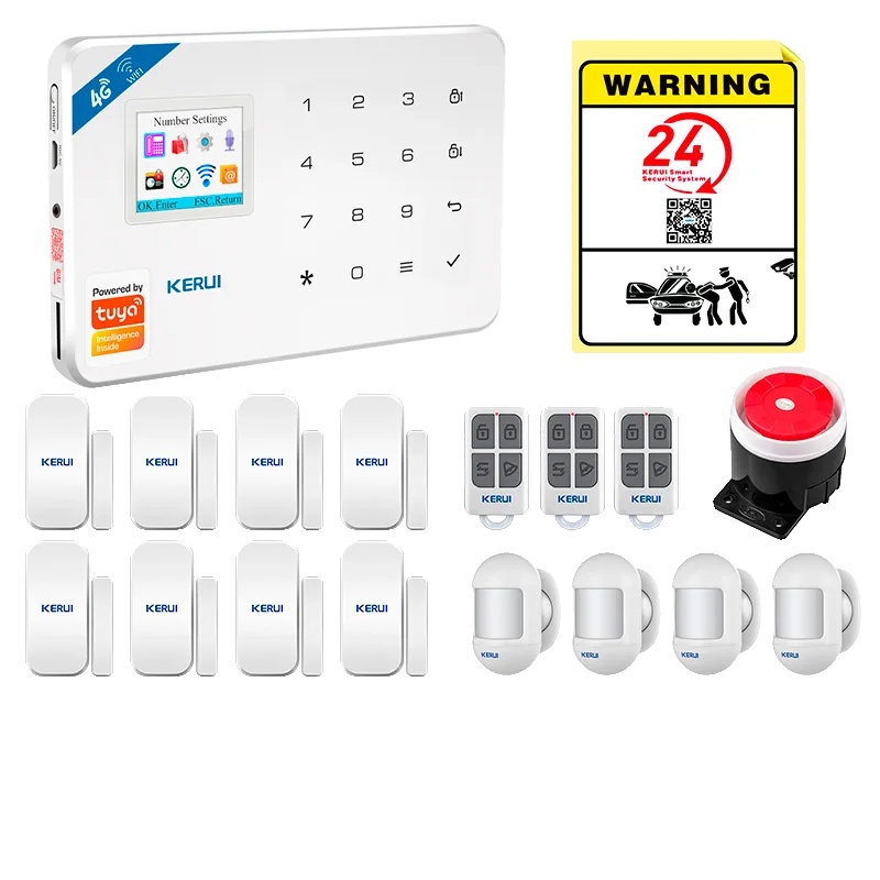 Alarmsystem, Smarte Steuerung, Mehrzonen-schutz, Alarm Kit 6, Eu-stecker-c