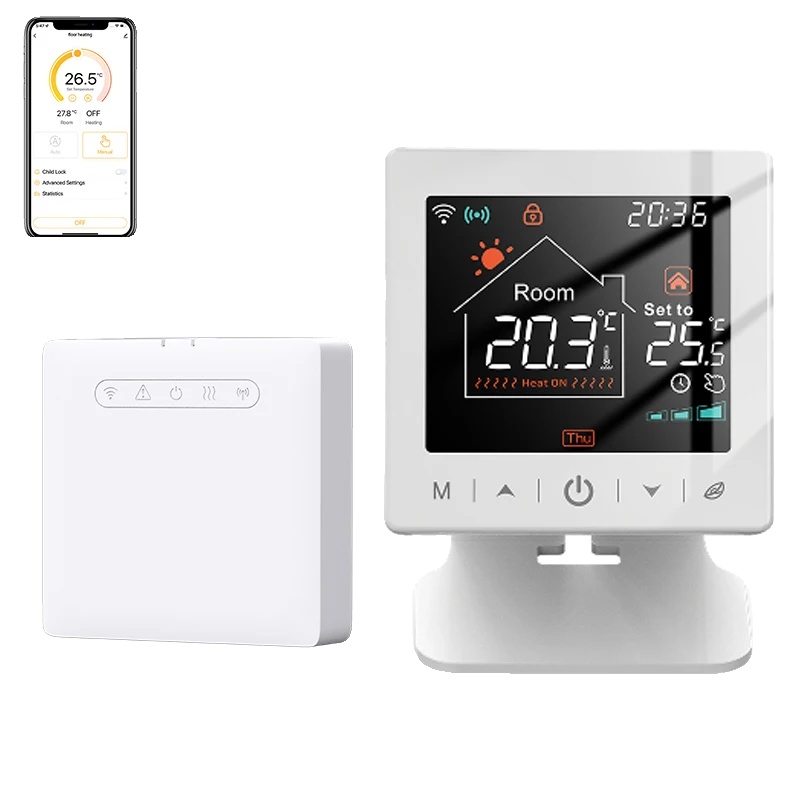 Intelligenter Wifi-thermostat, Duale Stromversorgung, Sprachsteuerung, Wifi