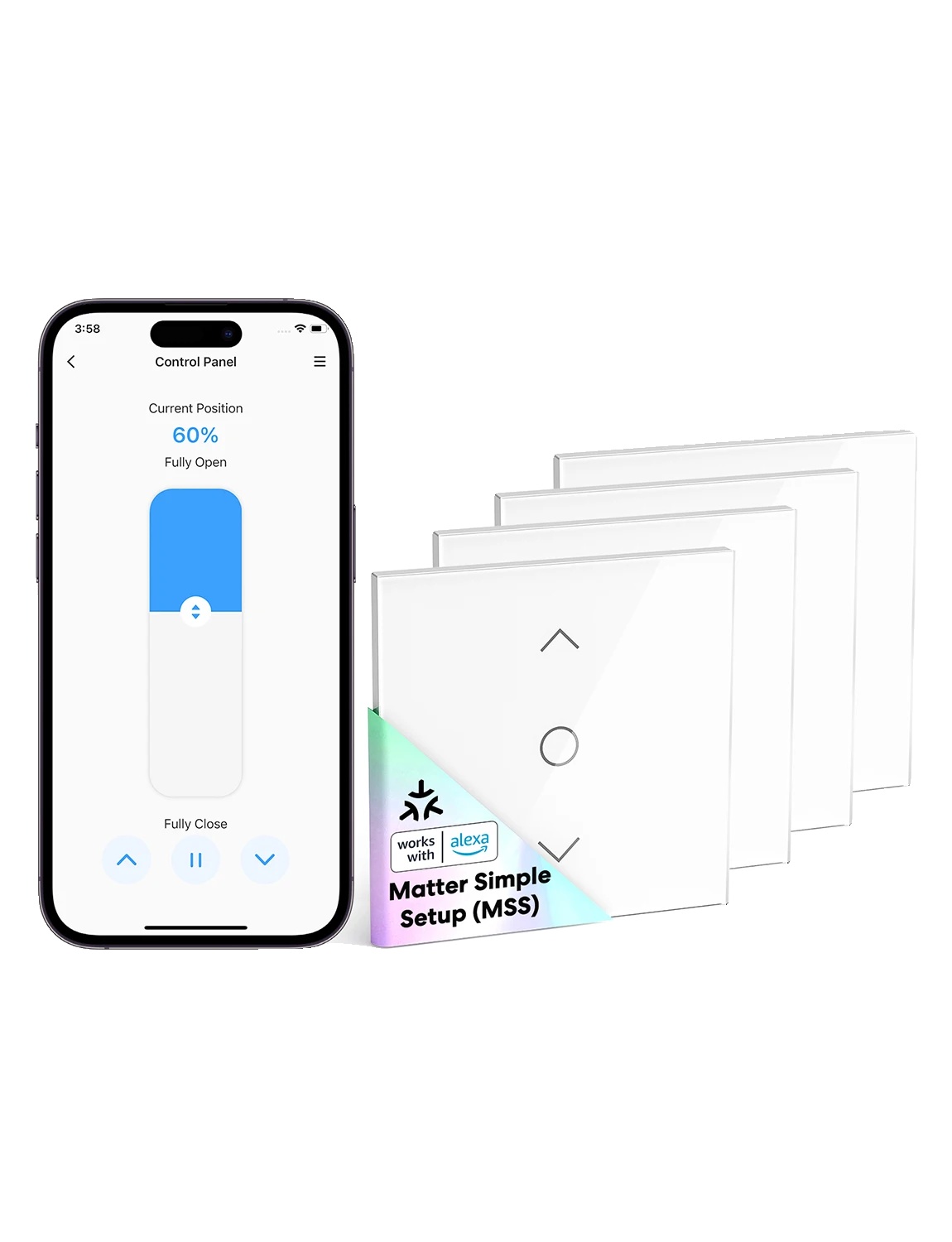 Rollladen-timer, Sprachsteuerung, Smart-home-kompatibilität, 4 Pcs Mit Materie