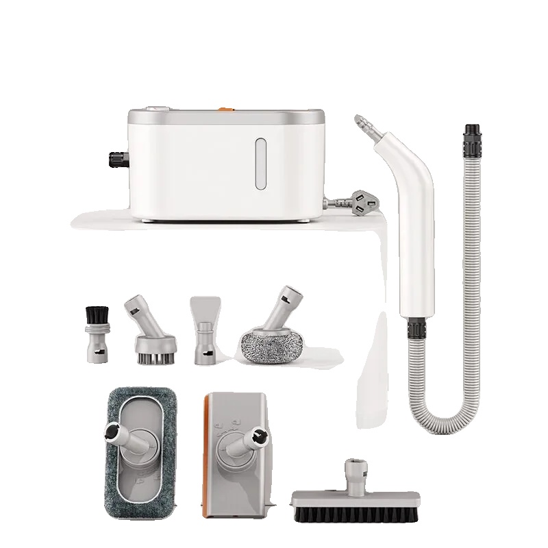 Dampfreiniger, Handheld-design, Hohe Energieeffizienz, Weiss