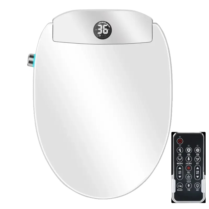 Intelligente Bidet-sitz, Kunststoffmaterial, 510mm Kompatibilität, Ac-stromquelle, Sofort-heißwasser-funktion, Ce- Und Rohs-zertifiziert