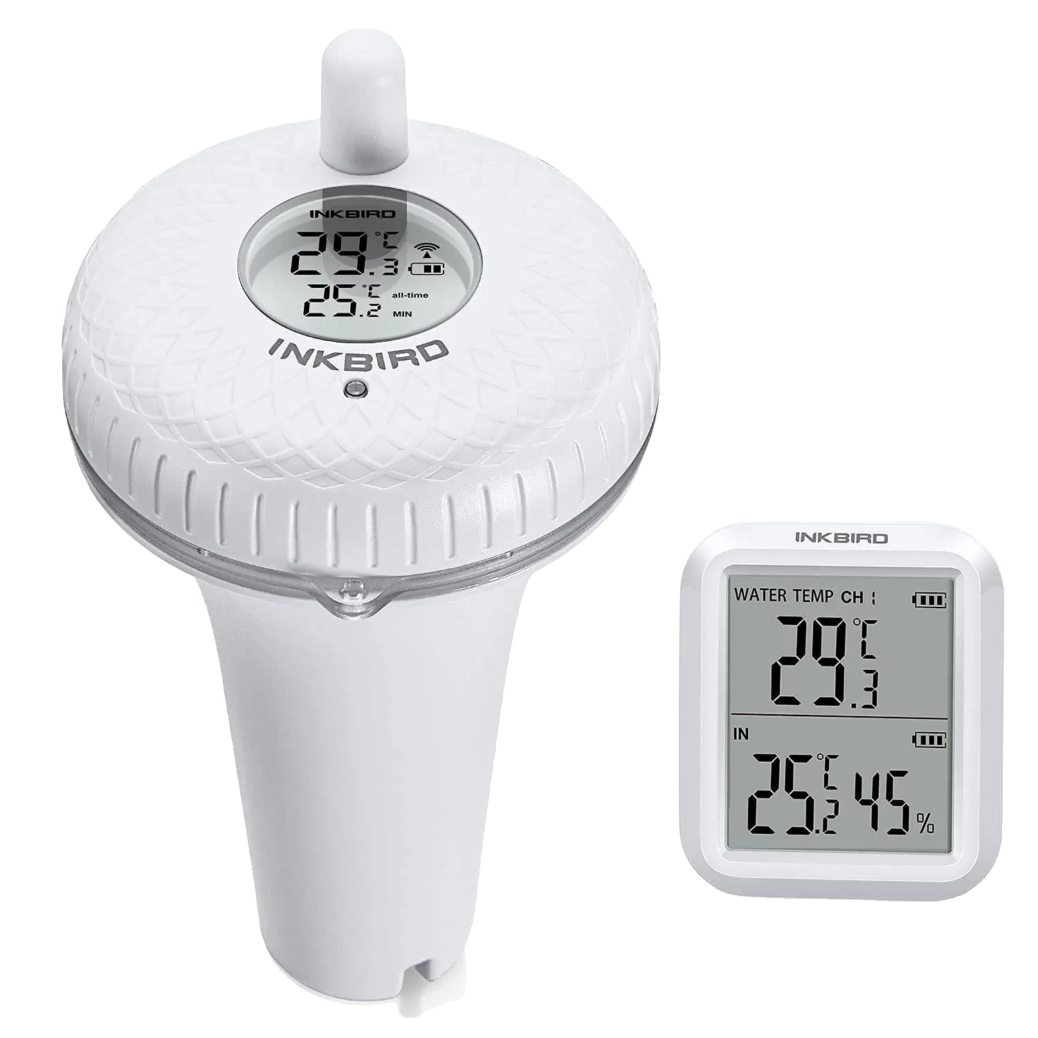 Kabelloses Poolthermometer, Bluetooth-verbindung, Genauer Temperaturbereich, Ibs-p01r(drahtlos)