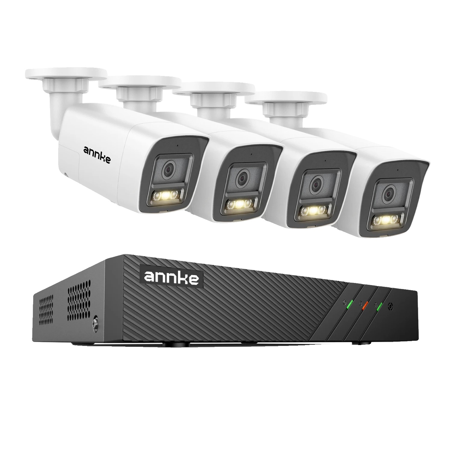 Videoüberwachungssystem, 5mp Auflösung, Nachtsichtfähigkeiten, I51fv 4stk Kamera-a, Keine-b
