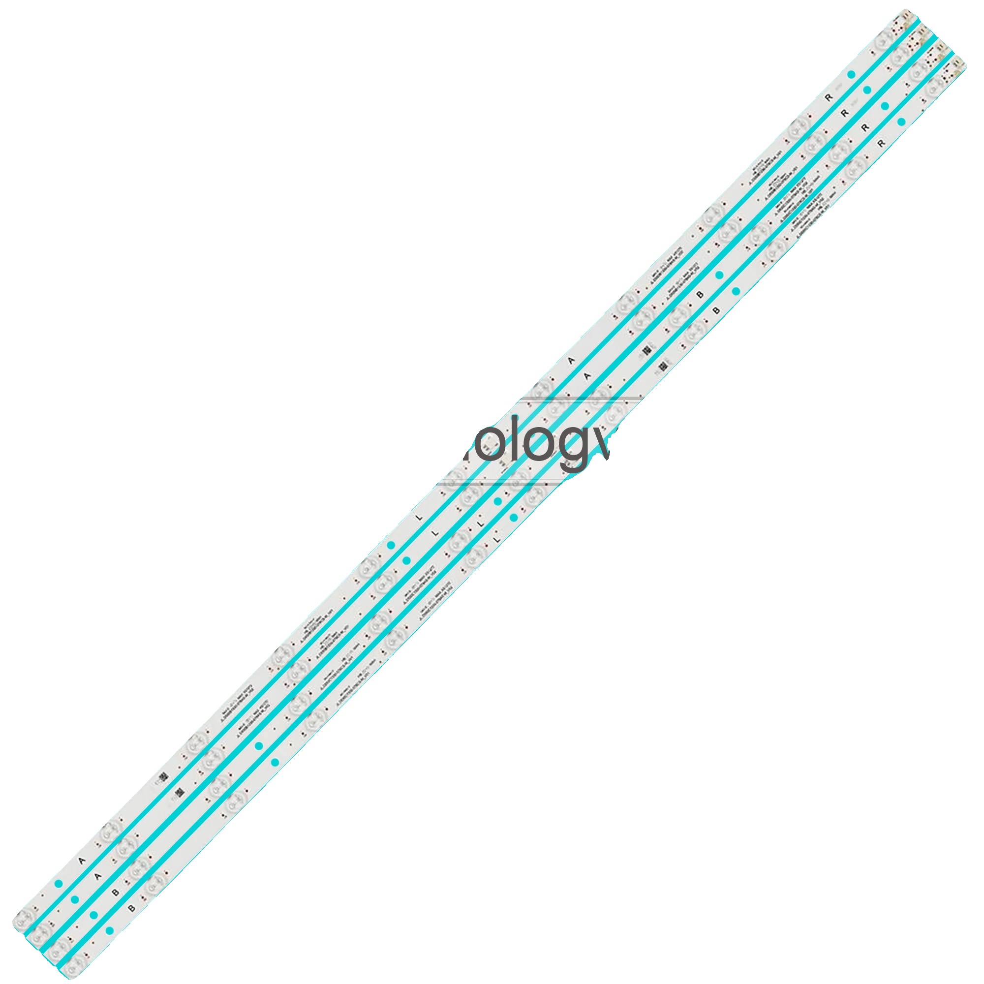 Led-hintergrundbeleuchtungsstreifen, Länge 1050 Mm, 3v Spannung, 11/12 Led-perlen Pro Streifen, Kompatibel Mit Mehreren Modellen, Langlebiges Design
