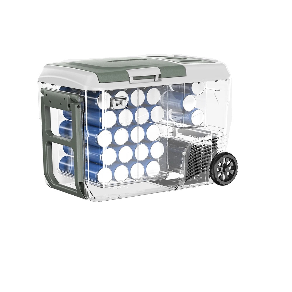 Auto-kühlschrank, Dual-zonen-temperaturregelung, Tragbarer Kühler, 40l