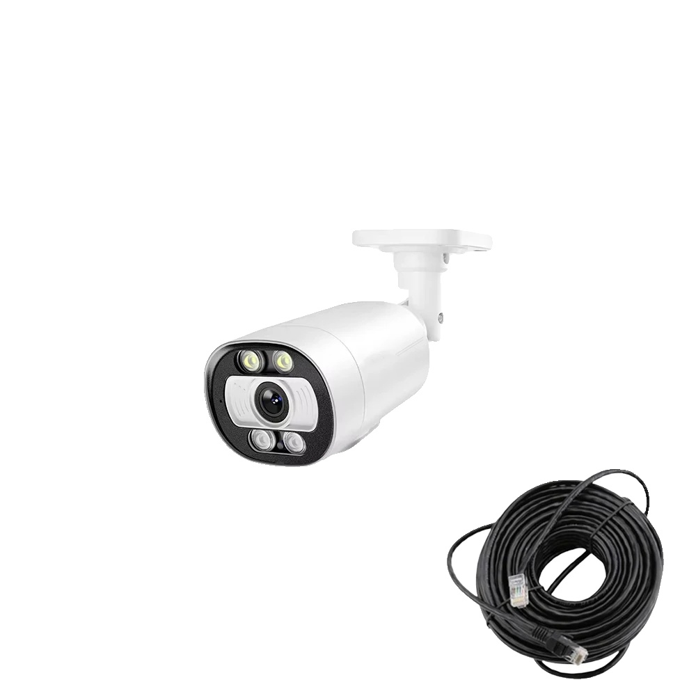 Poe Ip-kamera, Menschenerkennung, Zwei-wege-audio, 1pcs 5mp Kabel Hinzufügen, Eu Stecker-a, 3.6mm-a
