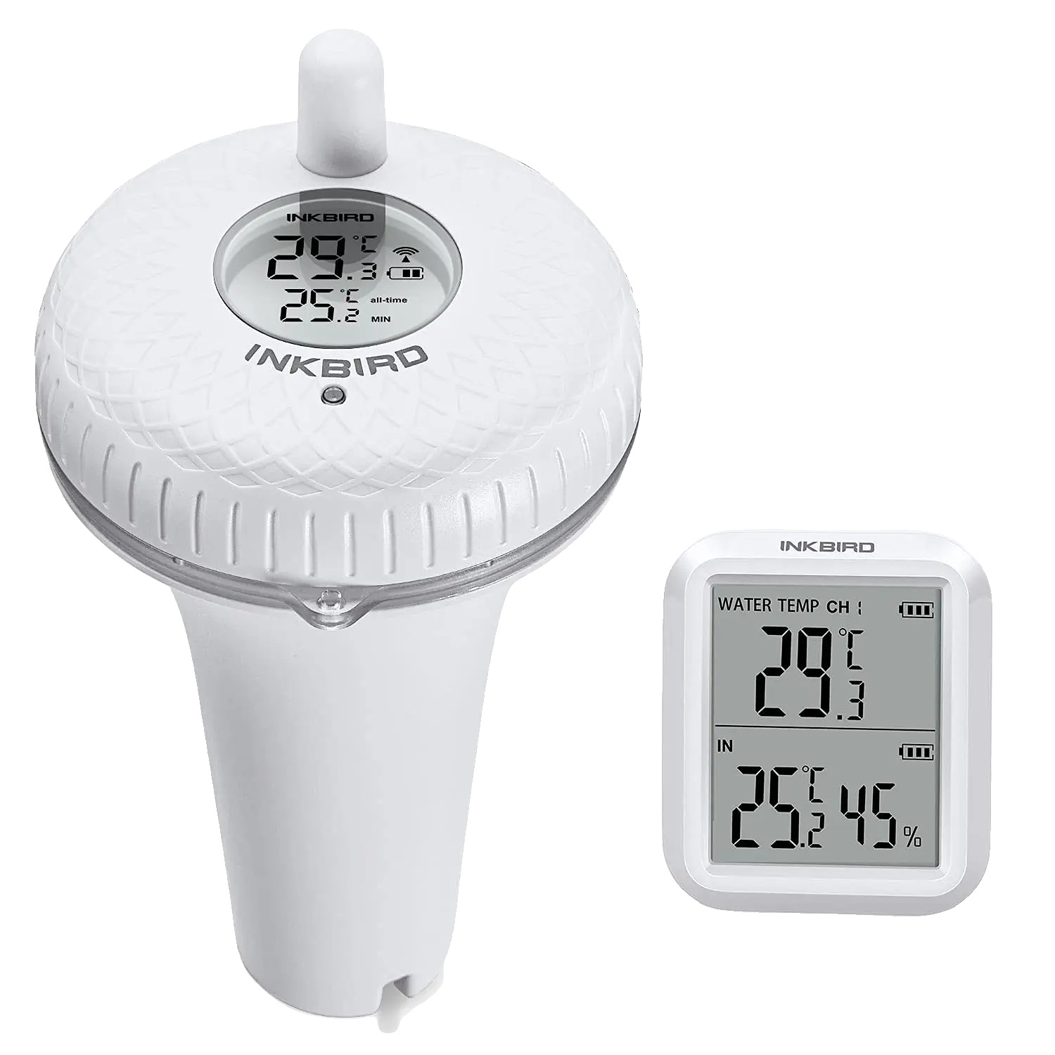 Poolthermometer, Bluetooth-konnektivität, Wasserdichtes Design, Drahtlose Version