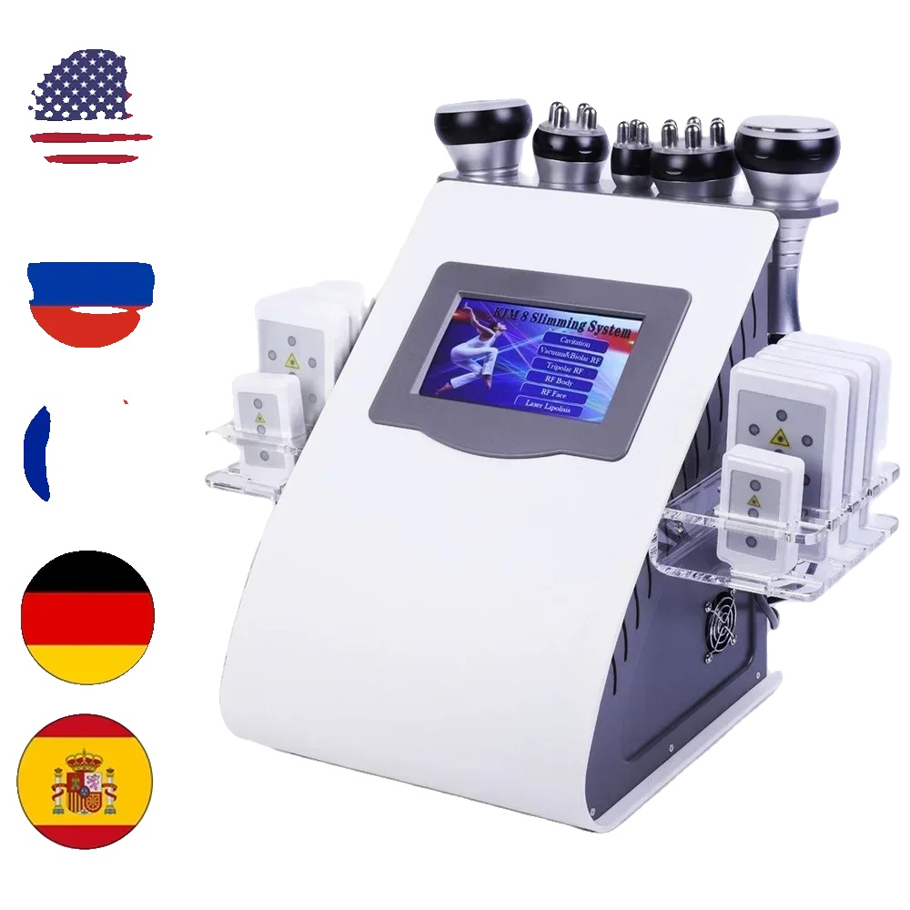 Körperformungsgerät, Ultraschallkavitation, Vakuumtherapie, 220v-eu Stecker