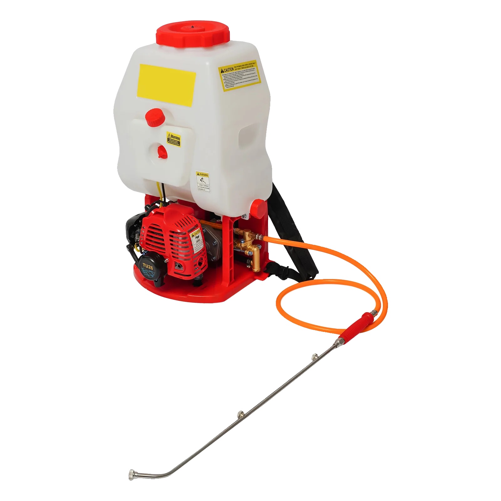 Rucksack-spritze, 20l Tankinhalt, 25,4cc Hubraum, 8500 U/min Lüftergeschwindigkeit, Verstellbare Höhe 30-45,5 Cm, Pp-kunststoff Und Aluminiumlegierung