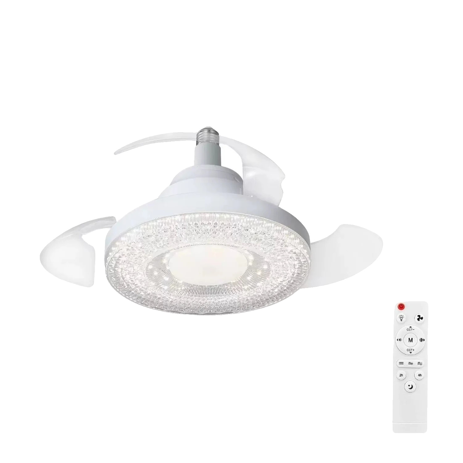 Deckenventilator, Dimmbares Licht, Fernbedienung, Stil B