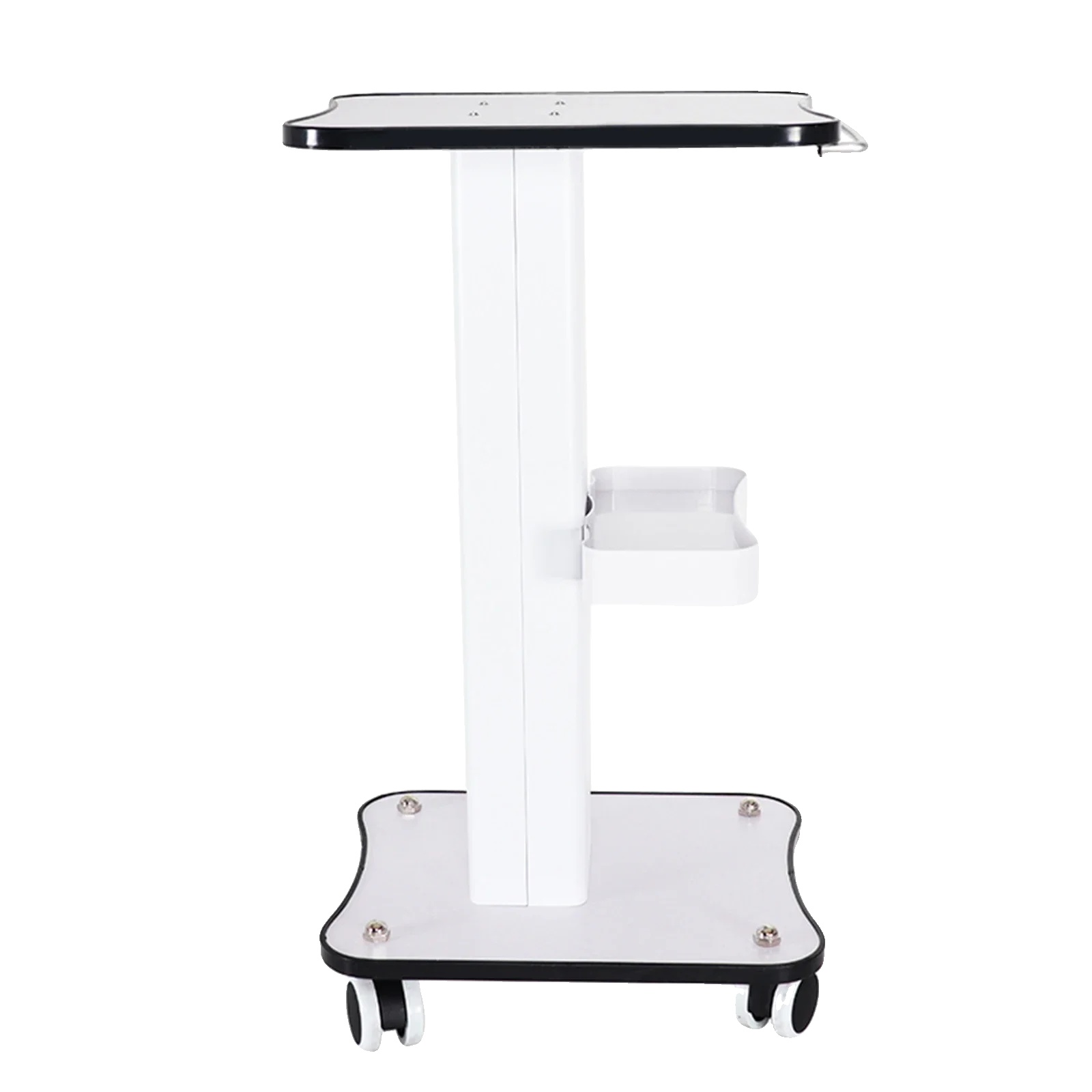 Salonwagen, Mehrstufiges Design, Mobiler Organizer, Weiss