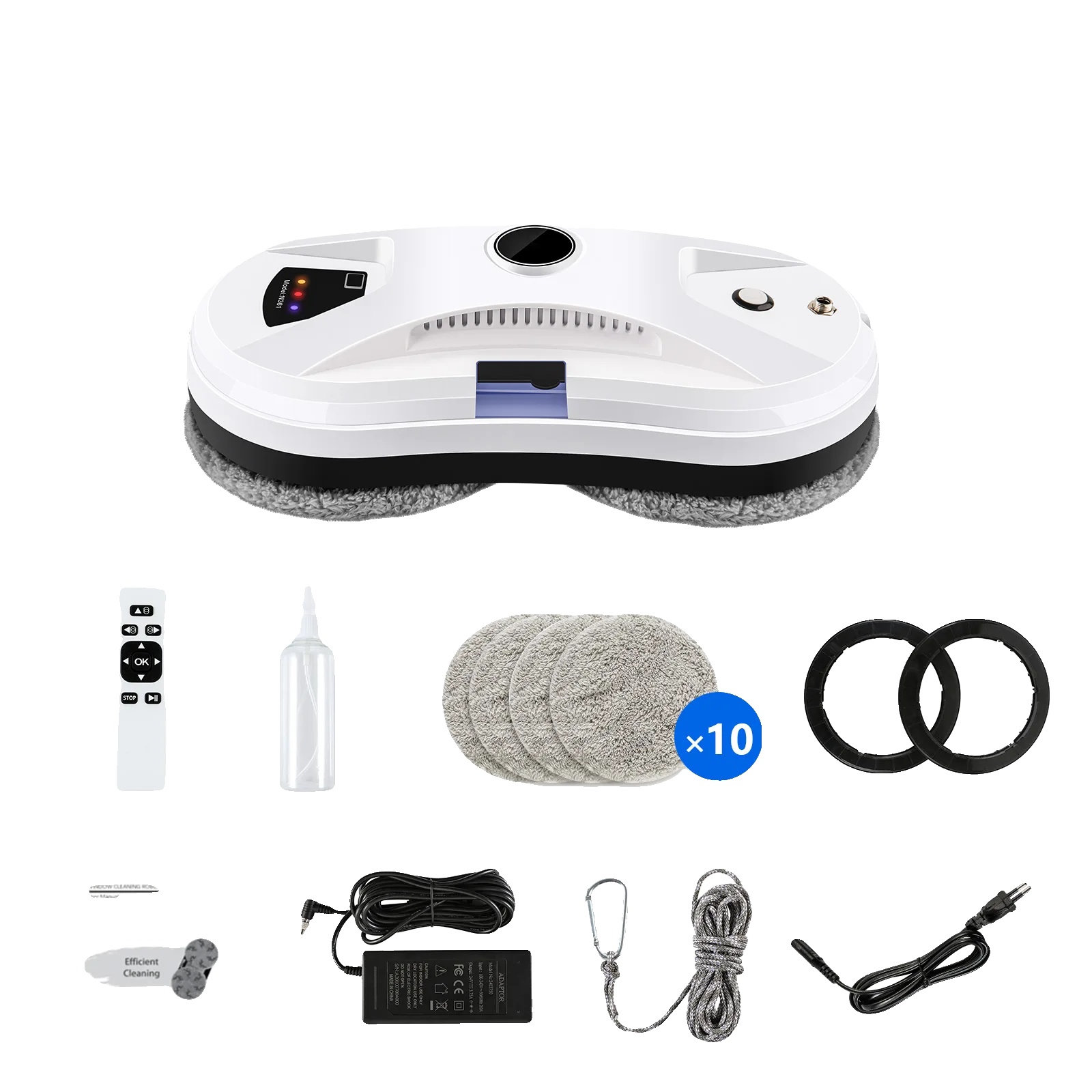 Fensterreinigungsroboter, Effiziente Reinigung, Sicherheitsgerät Enthalten, Ytk334, Eu-a, Ja-a