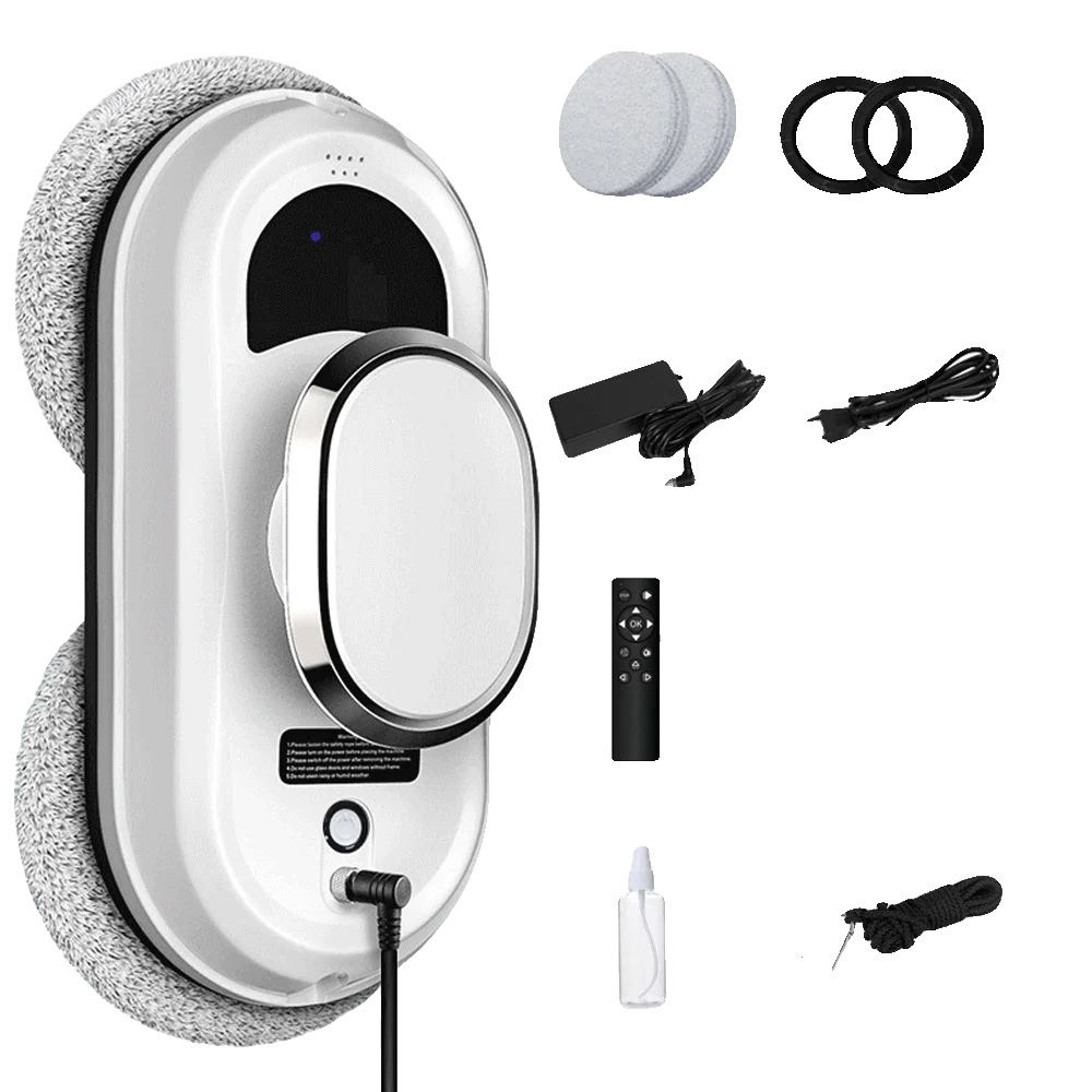 Fenster-roboterstaubsauger, Automatische Erkennung, Fernbedienung, Fensterreiniger A, Eu-a, 220v-240v Eu-stecker-a
