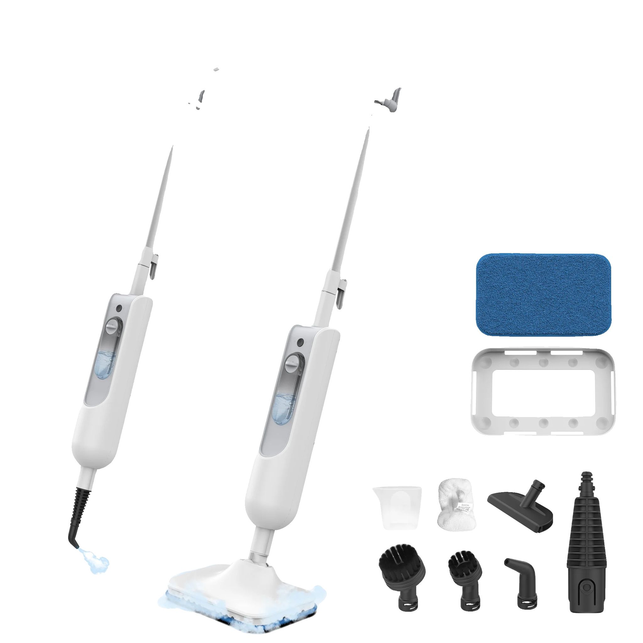 Dampfreiniger, Hochtemperaturreinigung, Mehrflächenkompatibilität, Weiss, 220v-240v Eu-stecker