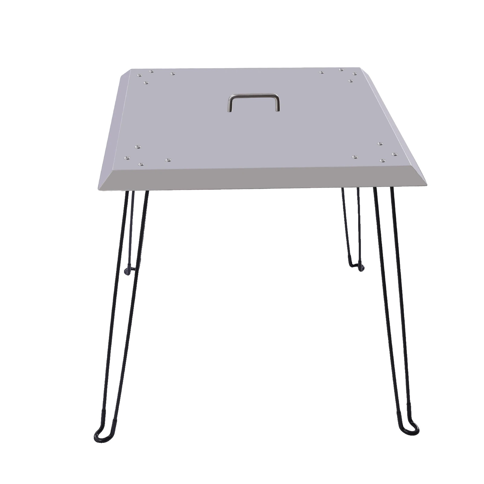 Wärmeverteiler, Faltbares Design, Langlebiger Edelstahl, Weiss