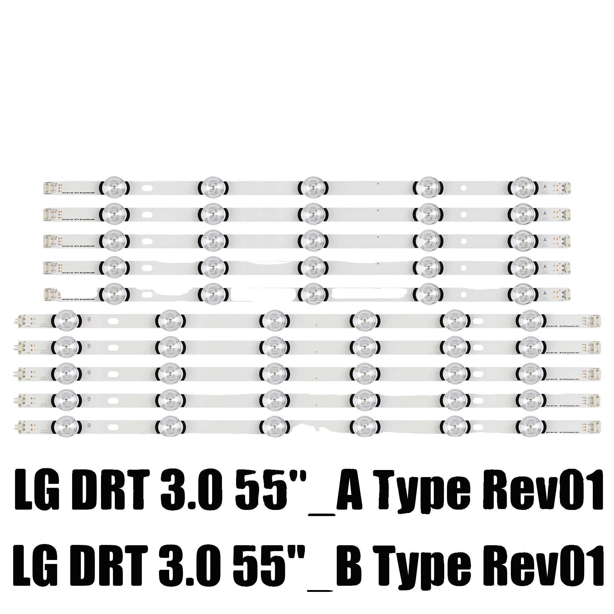 Led-hintergrundbeleuchtungsstreifen, Spannung 6 V, Kompatibel Mit Drt 3.0 55 Modellen, Artikeltyp Hintergrundbeleuchtungsstreifen, Modellnummern