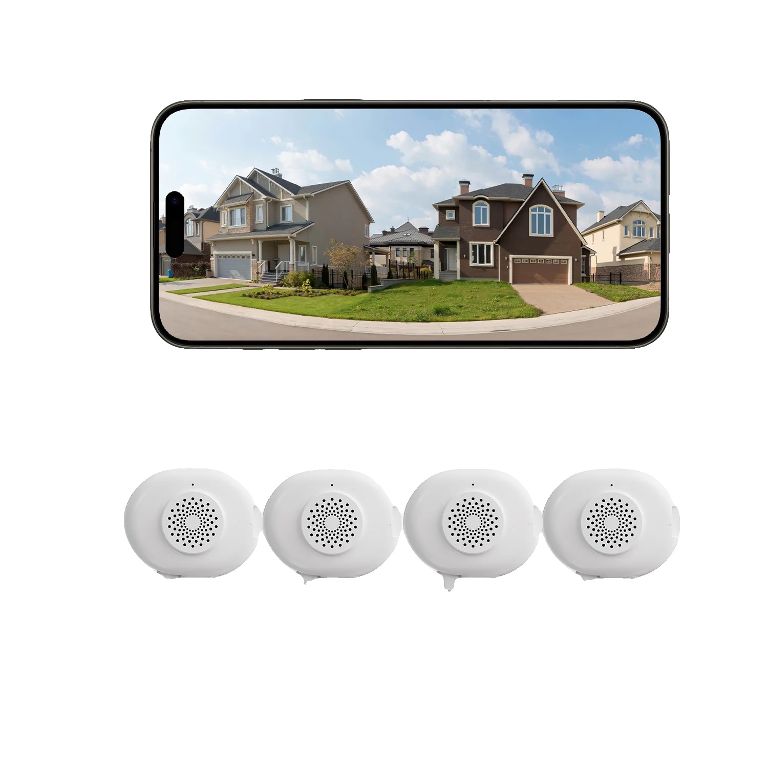 Sicherheitskamera, Vollfarb-nachtsicht, 3mp Klarheit, C680-4pack