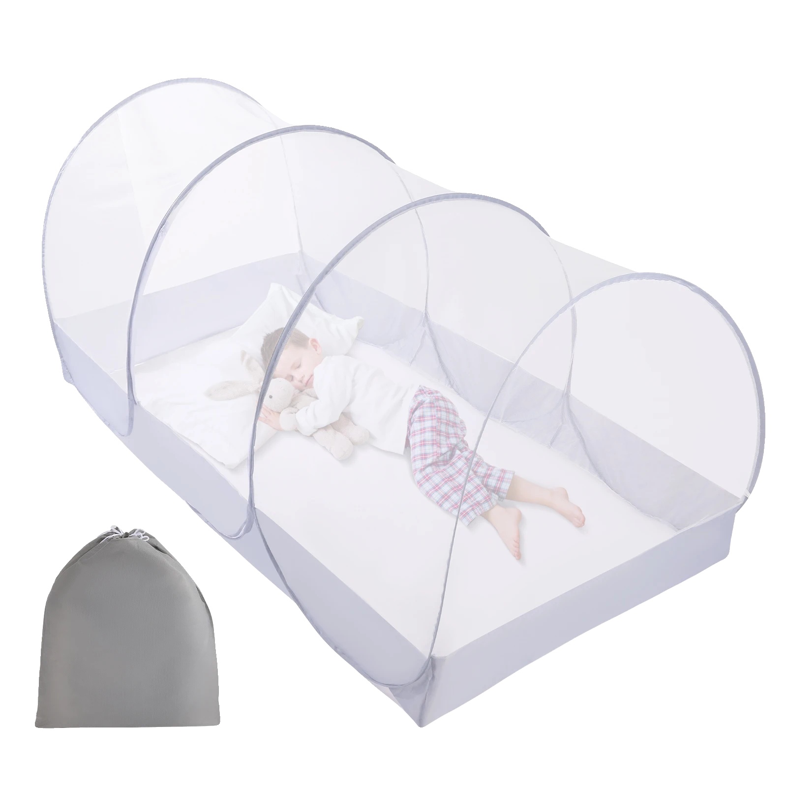 Moskito-netz, Pop-up-design, Insektizidbehandelt, Weiss