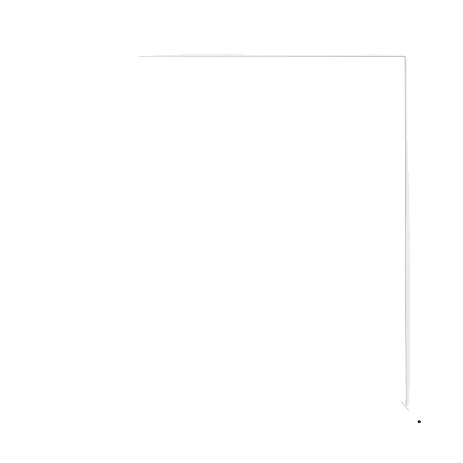 Hochzeitsbogenständer, Verzinktes Eisen, Stabile Struktur, Weiss, 2mx2m