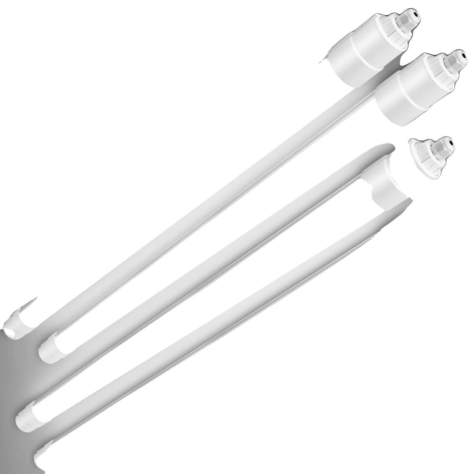 Led-deckenleuchte, Verlinkbares Design, Wasserdicht, 36w, Neutrales Licht, Weiss