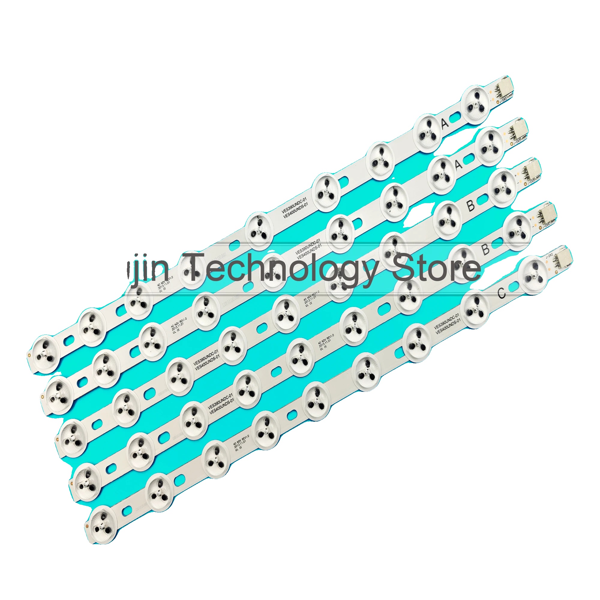 Led-hintergrundbeleuchtungsstreifen, 355 Mm Länge, 9 Perlen Pro Streifen, Kompatibel Mit Toshiba 40l3433dg, Spannung 3v, Ce-zertifiziert