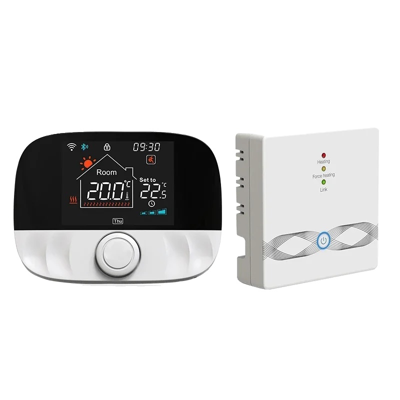 Drahtloses Thermostat, Intelligente Planung, Sprachsteuerungs-kompatibilität, Wifi Weiß