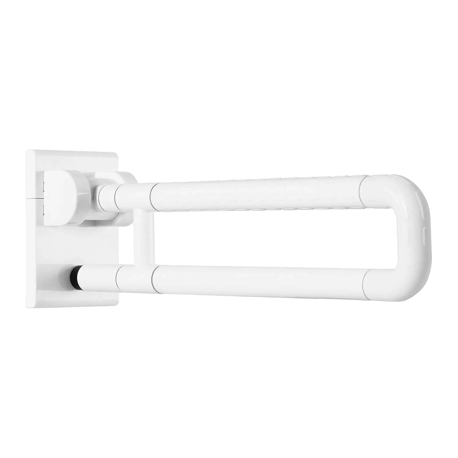 Badezimmer Haltegriff, Edelstahl, Klappdesign, Weiss