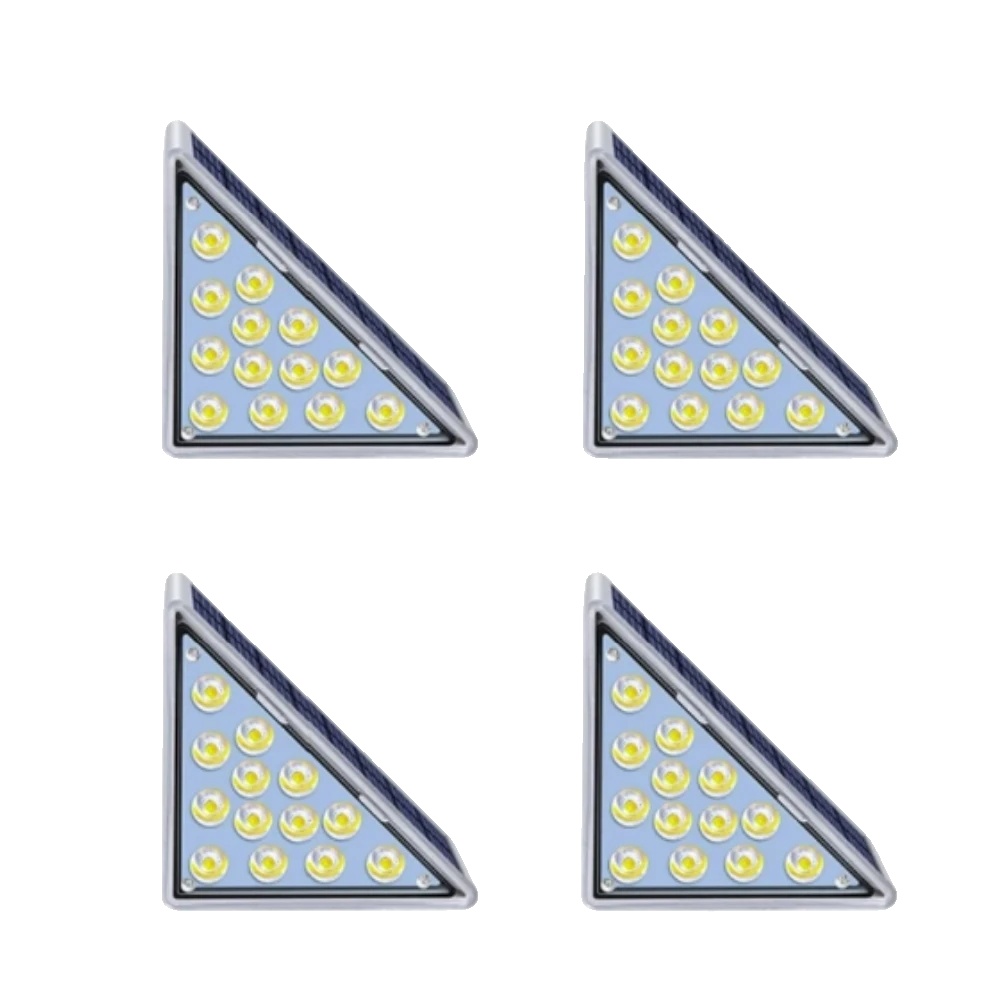 Solar-stufenlichter, Ip67 Wasserdicht, 80 Lumen Ausgang, 4pcs