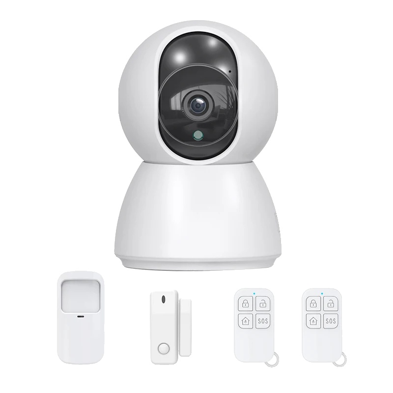 Ip-kamera, Smart Home-kompatibilität, 1080p Nachtsicht, Weiss, Eu-stecker