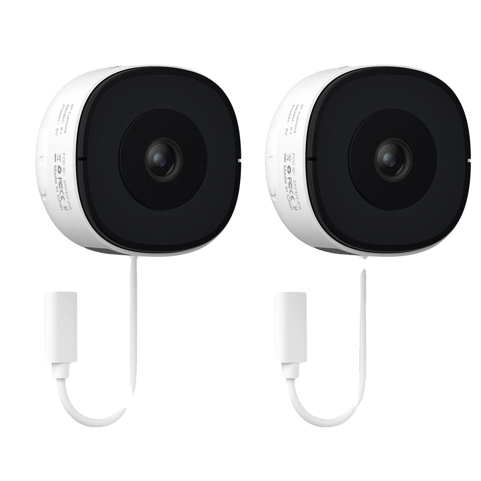 Fensterkamera, 2k-video, Zwei-wege-audio, 2pcs