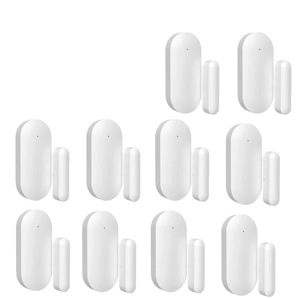 Türfenstersensor, Smart Home Integration, Leistungsstarkes Alarmsystem, 10pcs