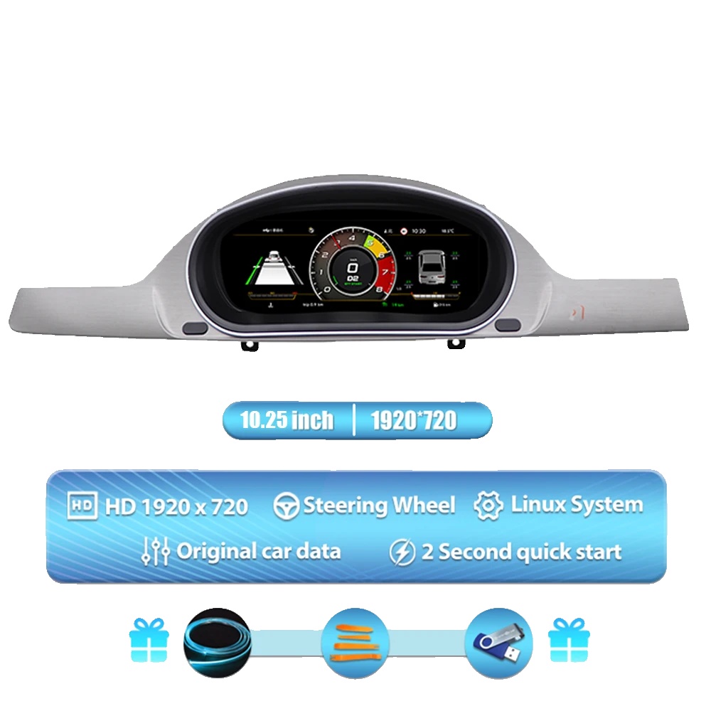 Digitales Dashboard-cluster, 10,25 Zoll Bildschirm, Plug-and-play-installation, Für Passat B6 B7 Cc