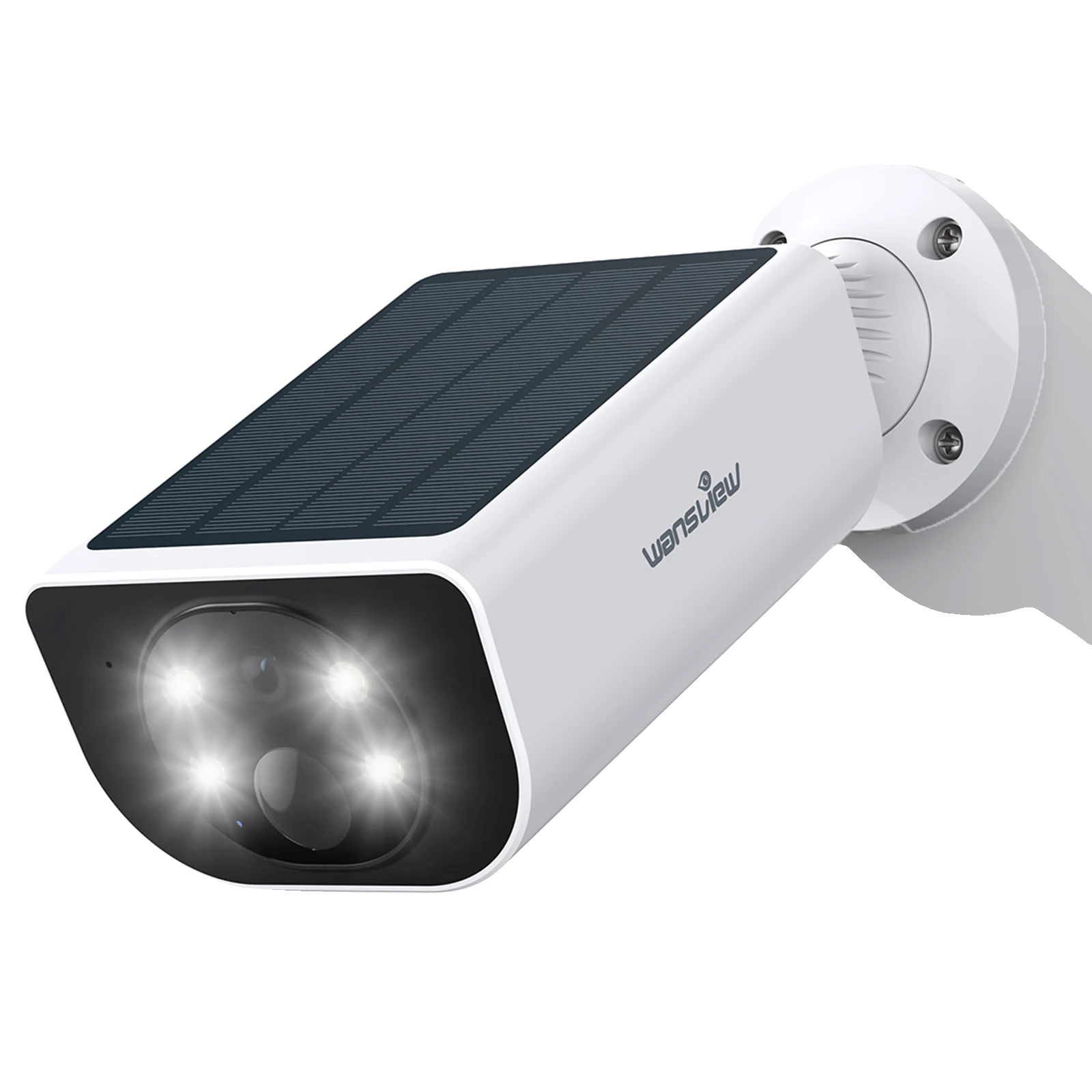 Drahtlose Sicherheitskamera, 3mp Auflösung, 2,4ghz Wifi-konnektivität, Solarbetrieben, Farb-nachtsicht, Bewegungserkennung