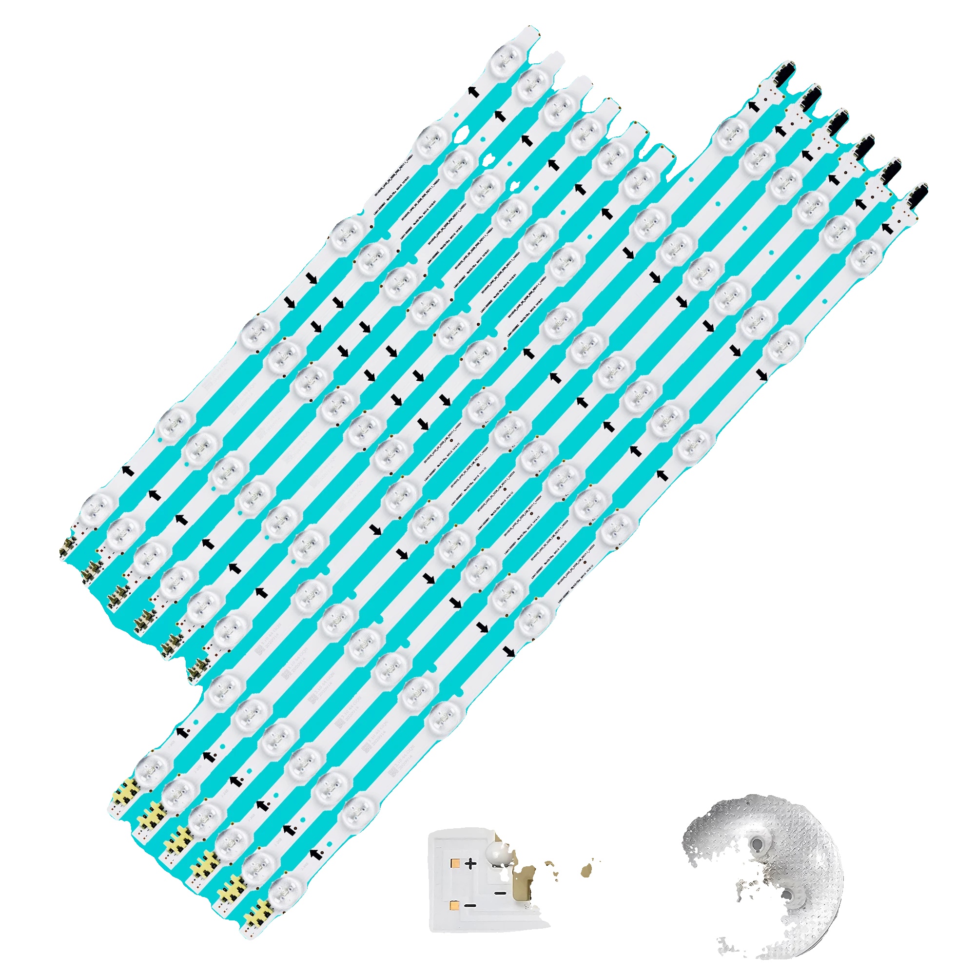 Led-hintergrundbeleuchtungsstreifen, Länge 1025 Mm, 14 Led-perlen, 3v Spannung, Ce-zertifizierung, Kompatibilität Mit Mehreren Modellen