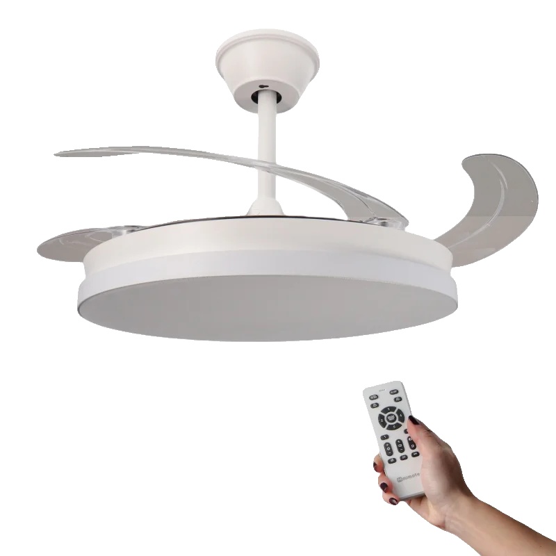 Deckenventilator, 60w Leistung, 107 Cm Durchmesser, Einstellbarer Luftstrom 3600-6000 M³/h, Sechs Geschwindigkeitsstufen, Fernbedienung