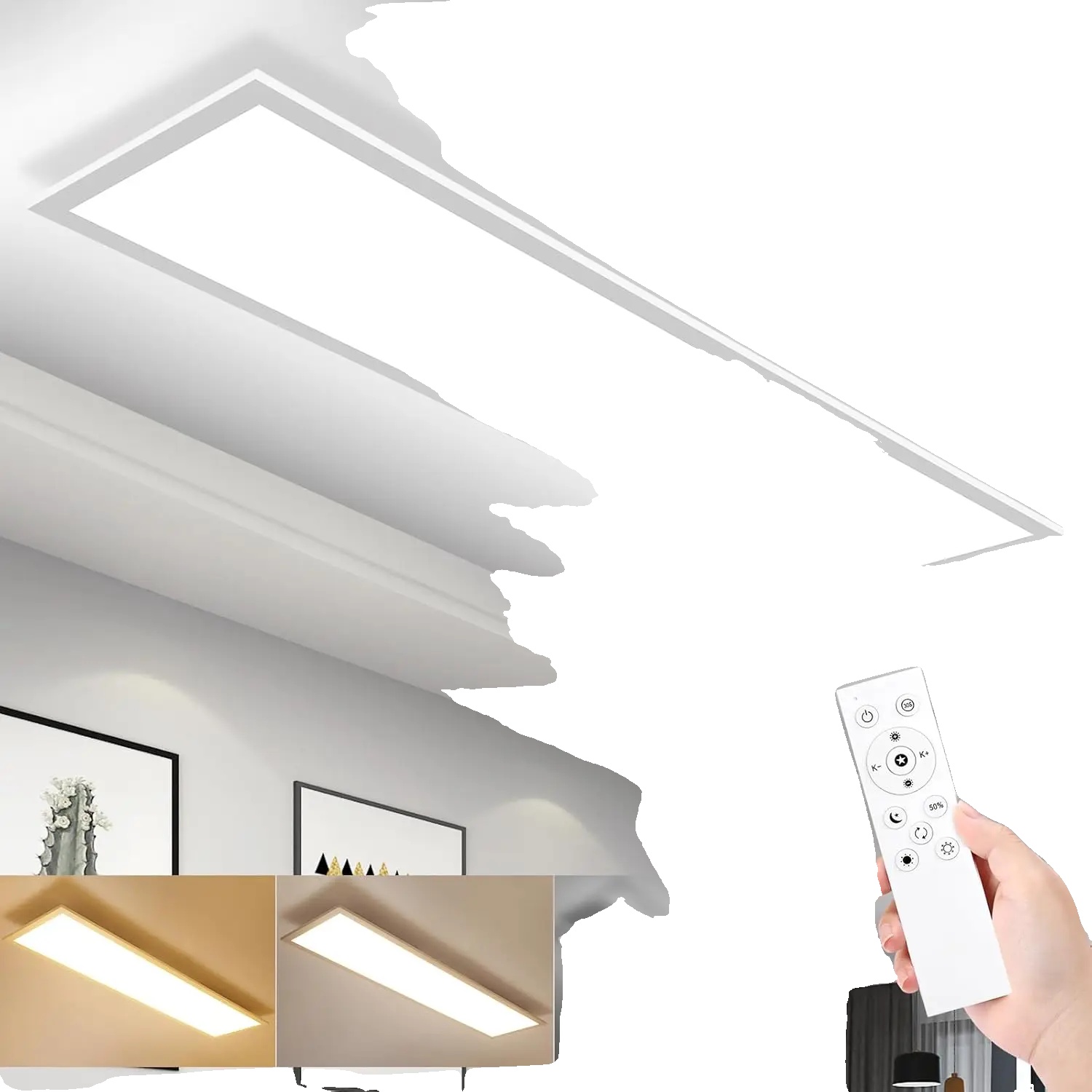 Panelleuchte, Dimmbar, Einstellbare Helligkeit, 1stück, 30w
