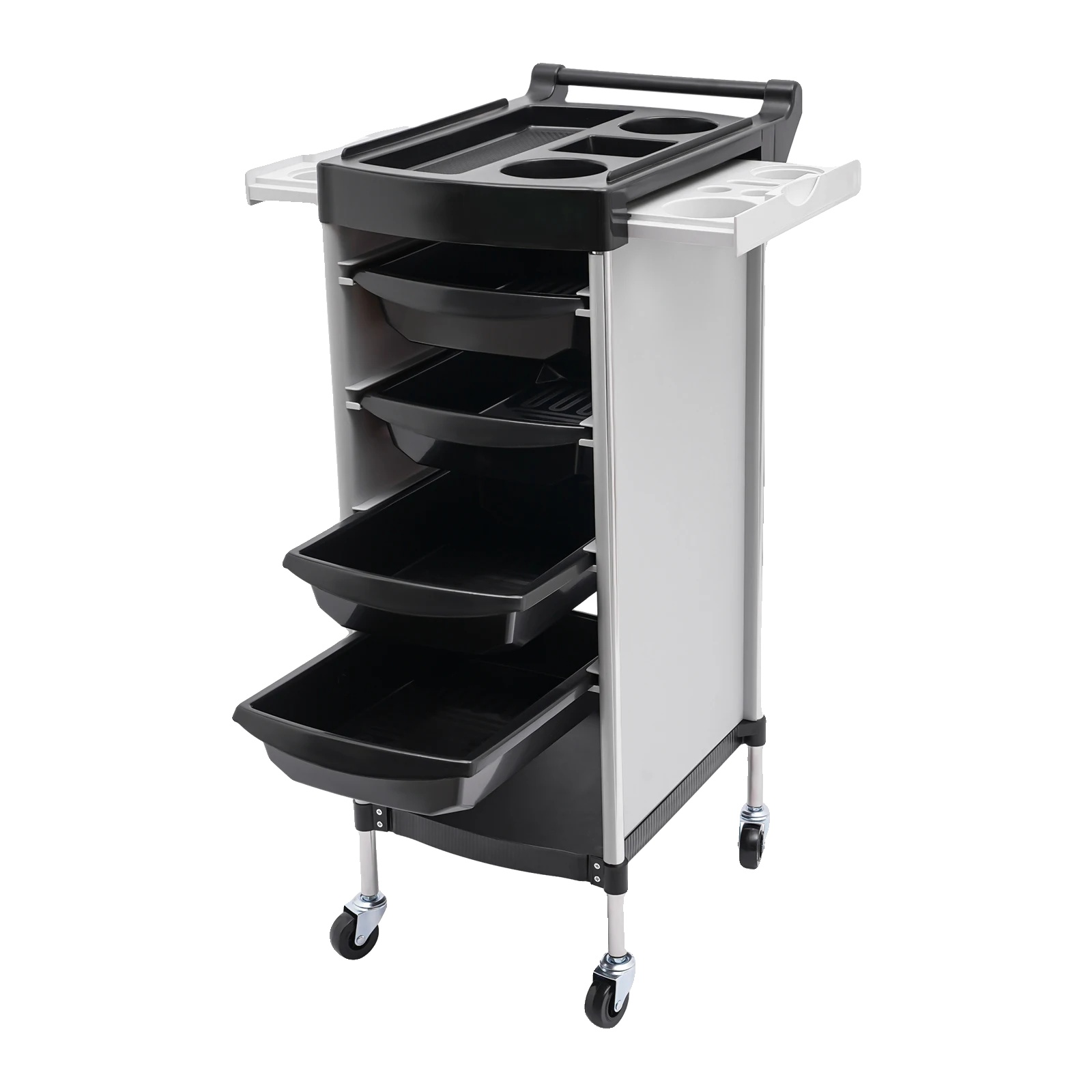 Salonwagen, 6-stufiges Design, Hohe Tragfähigkeit, Weiss